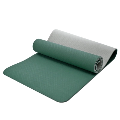 Килимок для фітнесу 8мм зелено-сірий